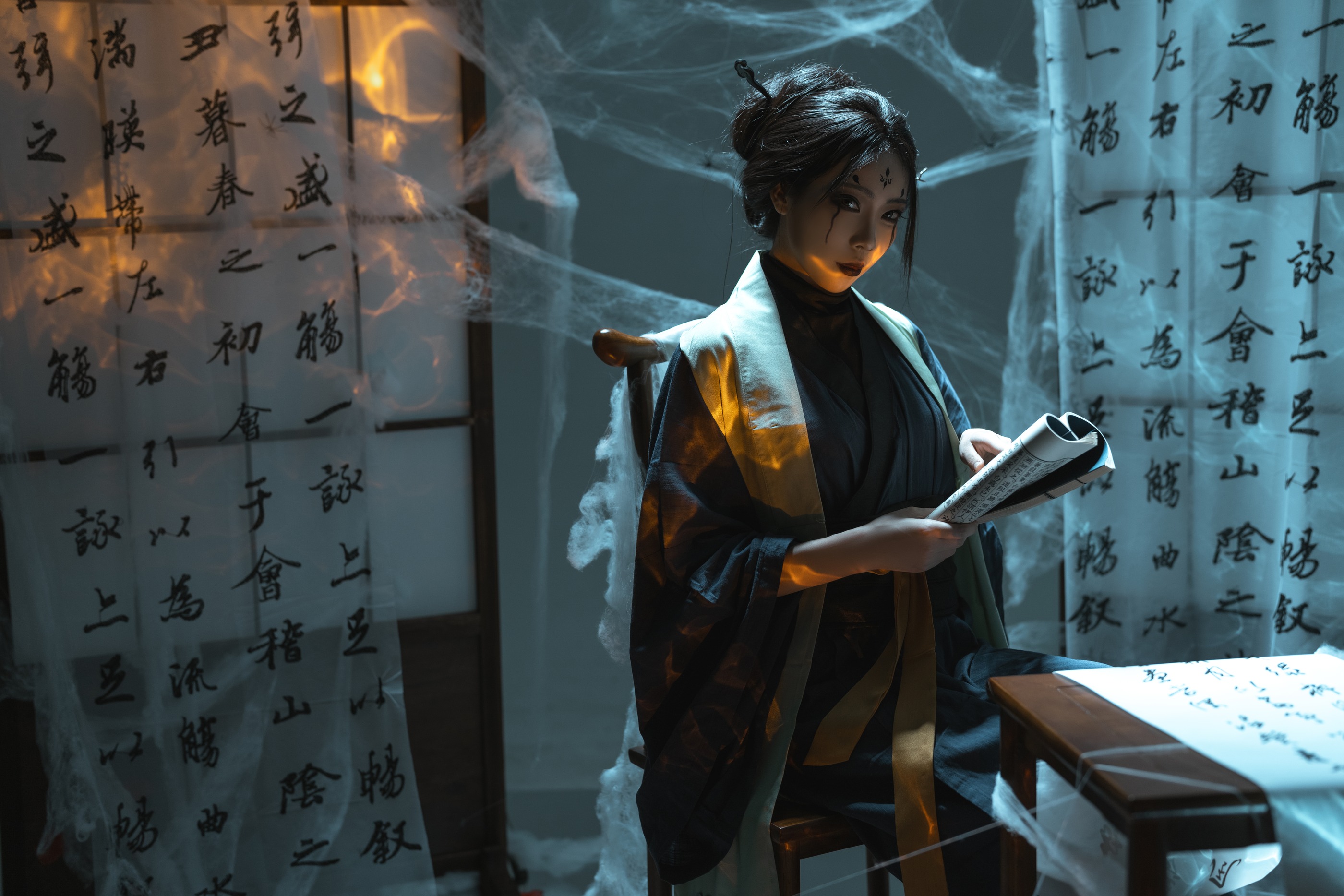 图片[1]-杏仁曲奇 – NO.015 黑神话 四妹[50P]-XikXak